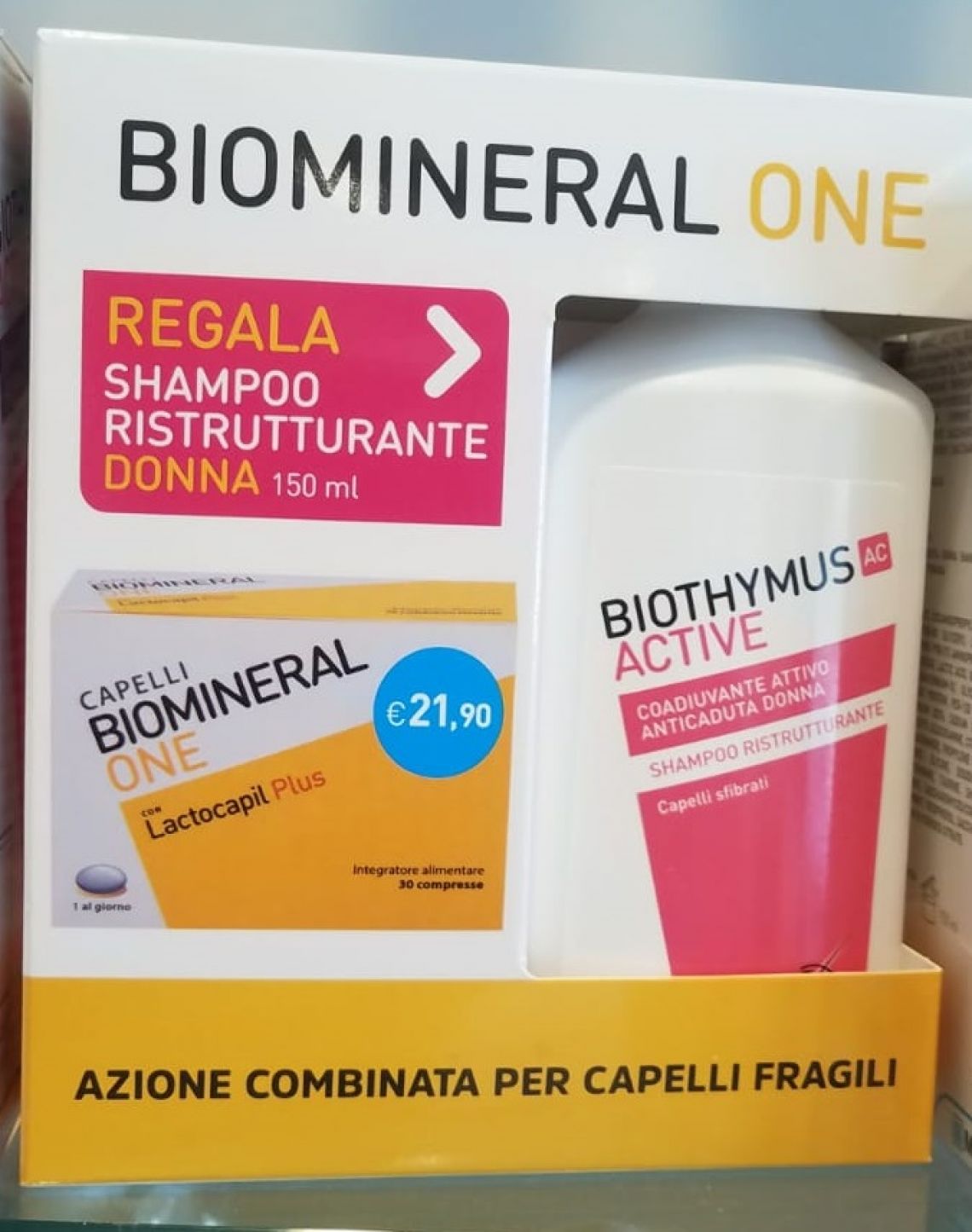 Schampoo Biomineral one ristrutturante donna
